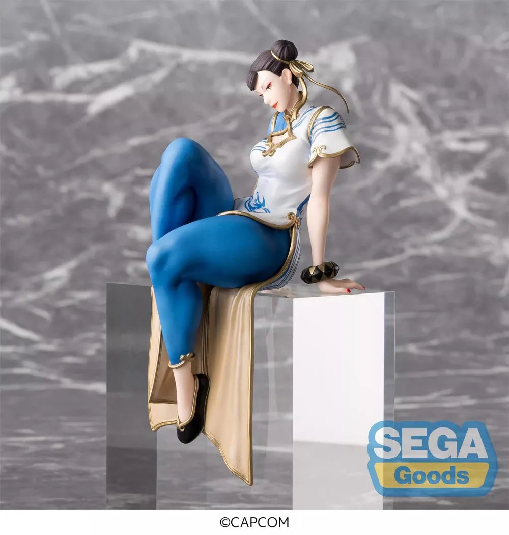 SEGA Оригинална фигурка на Chun-Li от Street Fighter 6, двуизмерен модел, периферни декорации за настолни компютри, статуетка, колекционерски предмети, подаръци