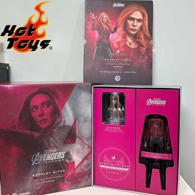 In Stock HOTTOYS HT 1/6 DX36AE Avengers 4 Scarlet Witch Artisan Edition Marvel Anime Action Figure Collectable Model Toy Gift