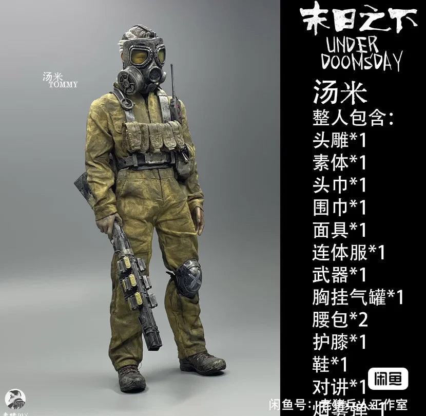 1/6th In Stock 3ATOYS Residents Walking Dead Zombie Survivor Face Version 3.0 Full Set Moveable Action Figure Gift For Fans