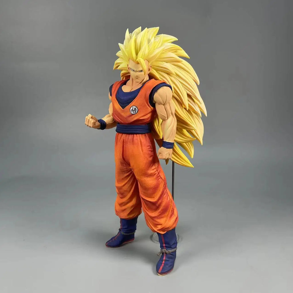 Dragon Ball Z Son Goku SSJ3 Figure Super Saiyan 3 Goku Action Figures 30CM PVC Statue Collection Model Toys for Children Gifts