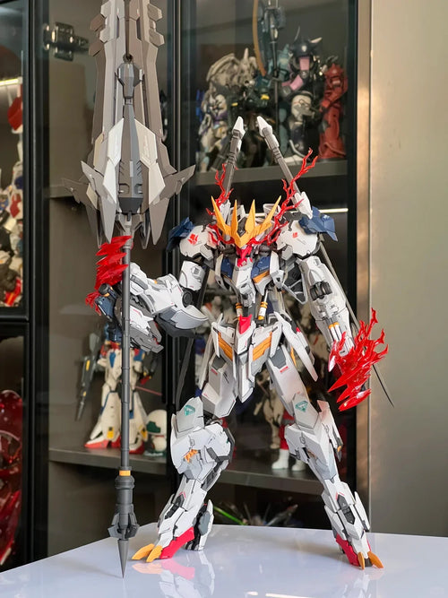 1/100 Wolf Model Barbatos Assembly Model Kit Wolf Technology Alloy Skeleton Action Figure Doll Statue Collection Model Toys Gift