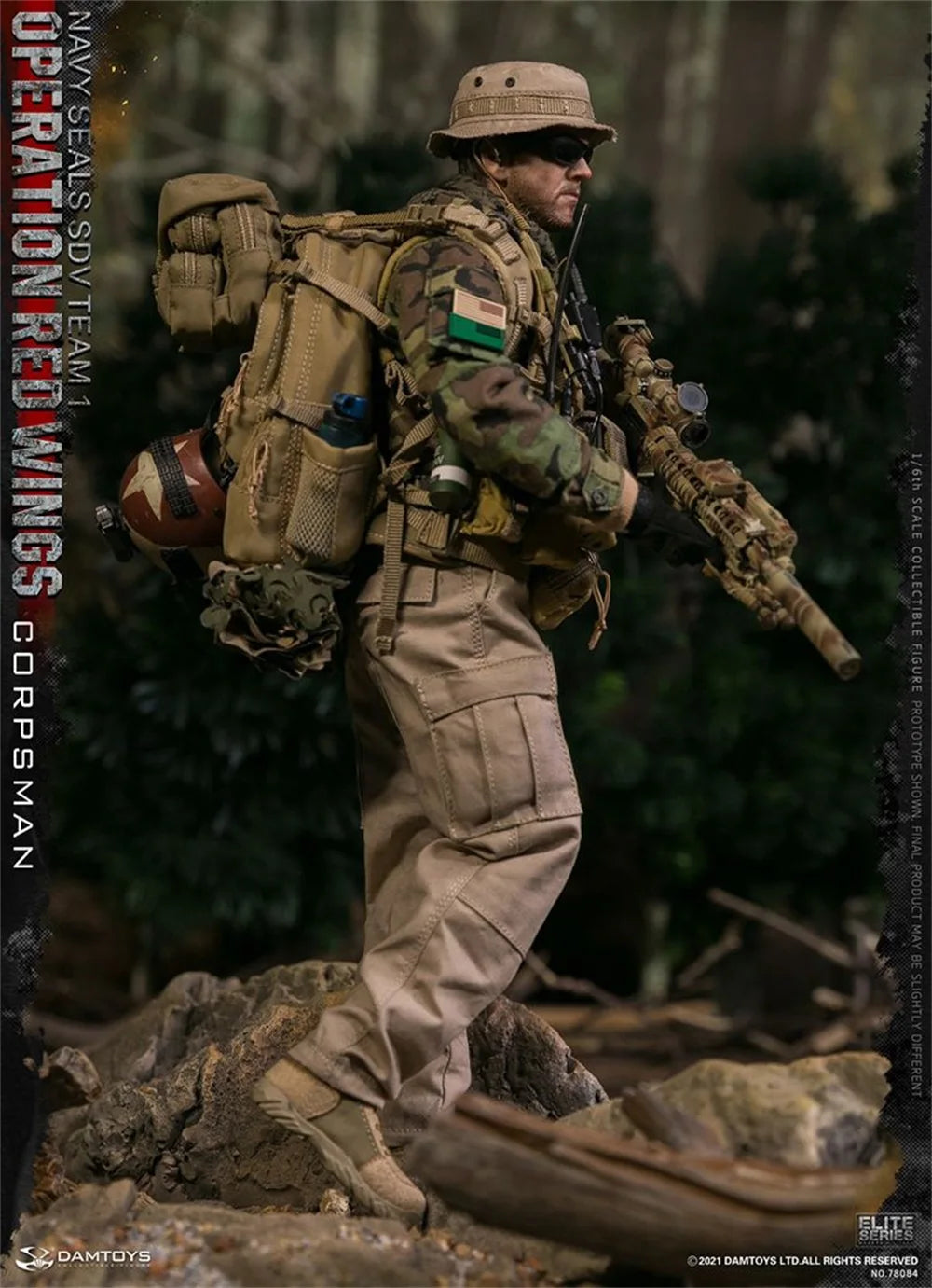 1/6 DAMTOYS DAM 78084 Navy Seals SDV Team 1 Operation Khaki Military Pant Hat For 12inch Male Action Figures
