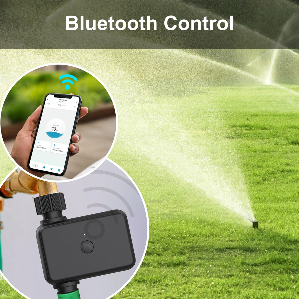 Smart Watering Timer IP55 Bluetooth WIFI Garden Automatic Irrigation System Drip Sprinkler Controller Valve Smart Life Tuya
