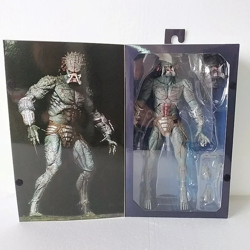 NECA Fugitive Predator Figure Original NECA The Predator Armored Assassin Action Figure Collectible Model Toys Dolls Gift