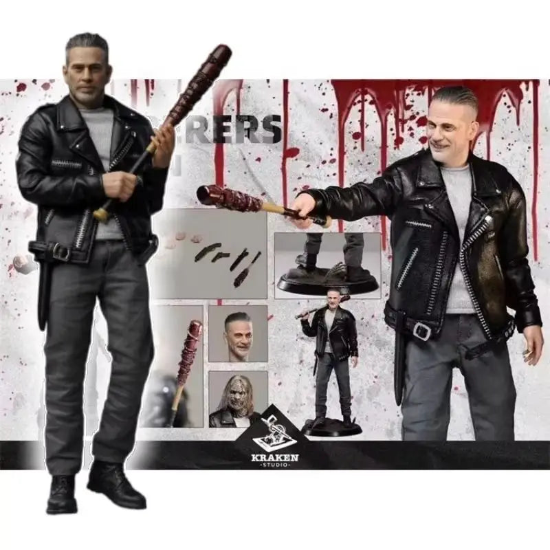 In Stock Authentic Kraken Studio 1/12 Scale The Walking Dead Whisperers Negan 6-Inch Articulated Action Figure