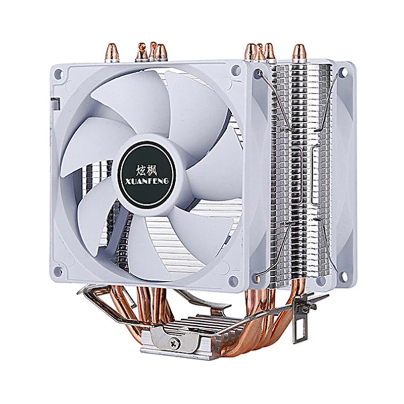 XUANFENG CPU Cooler Fan Computer x79 x99 Processor 2/4/6 Heat pipe 4pin/PWM Compatible LGA2011-3 2066 115x 1200 1700 AMD AM4 AM5