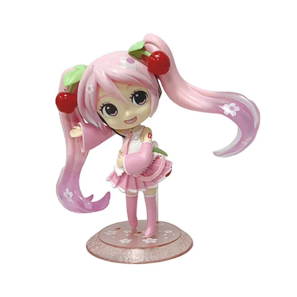 In Stock 2026 Hatsune Miku Sakura Miku Anime Action Figure Model Collection Toy | Cute Handmade PVC Model | Kawaii Gift