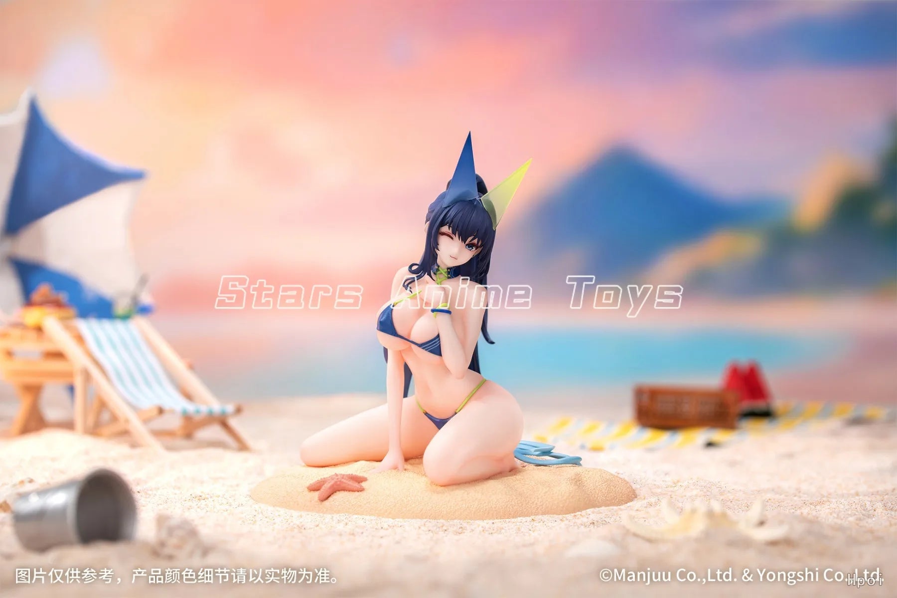Original Myethos Gift Series Azur Lane USS NEW JERSEY Leisure in Midsummer 1/8 Figures Pendant