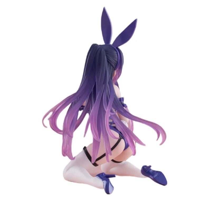 15CM Anime DATE A LIVE Yatogami Tohka Figure Bunny Girl Kneeling Posture Action Figure PVC Model Toys Doll Collection Decoration