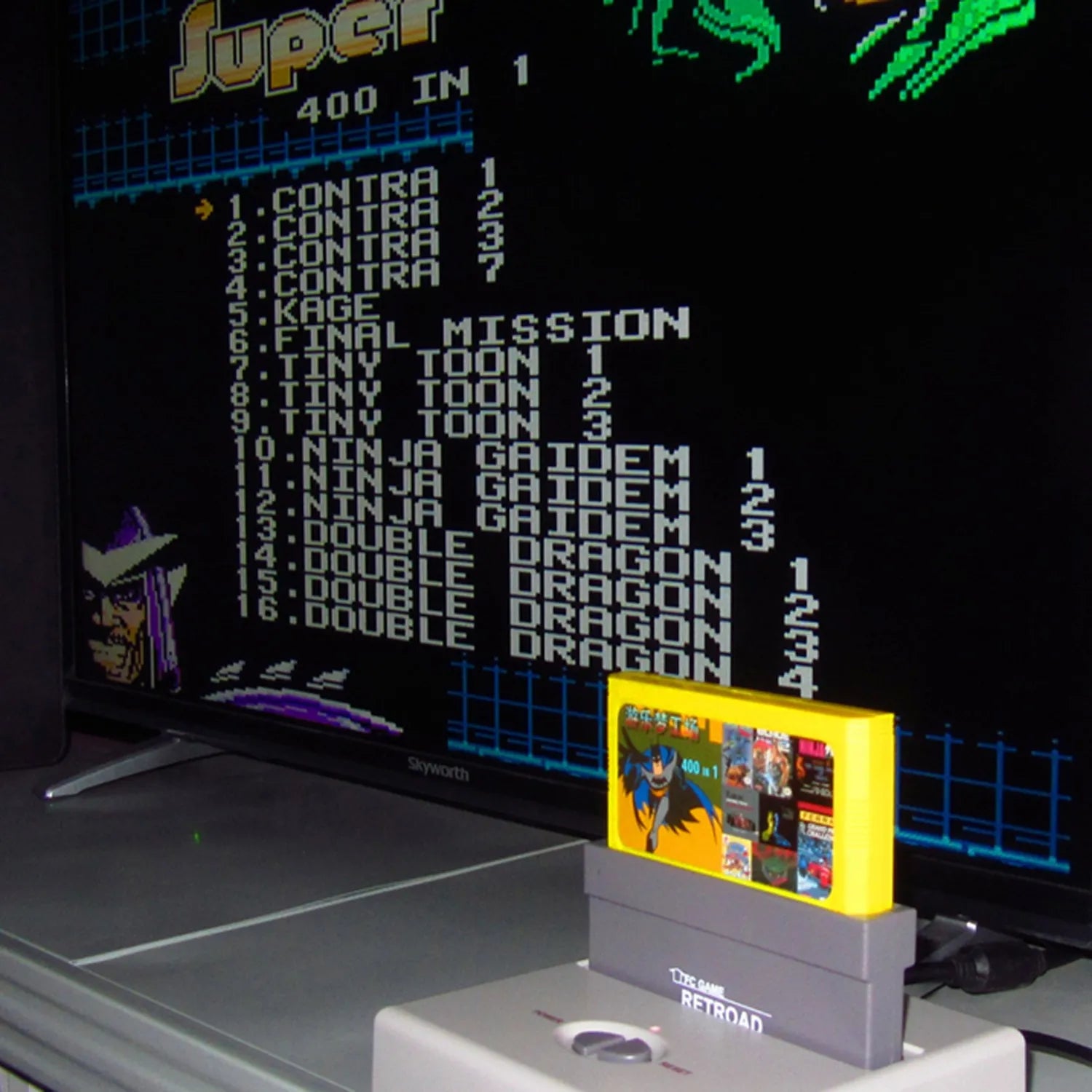 NES 8Bit Classic Edition Gaming Console for 72Pin Game Cartridge With Lightgun Gamepad