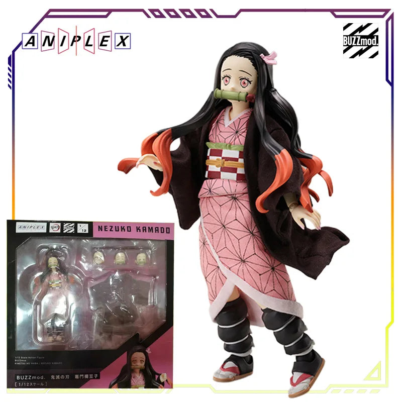 Aniplex+ Original BUZZmod Demon Slayer Blade Series Xiaowo Seat\ Tomioka Yoshiyuki Anime Action Figure Model Toys Gifts Fo Boys