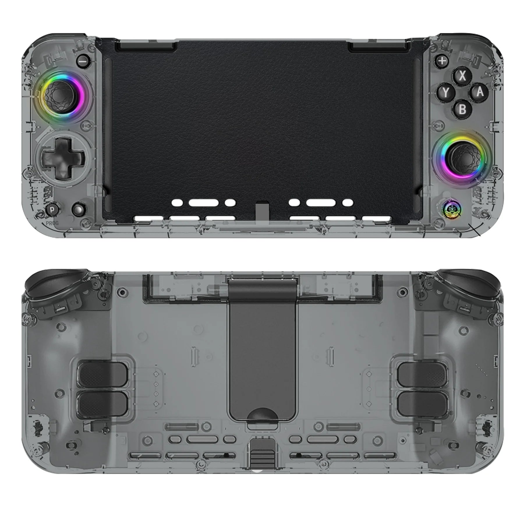 STORM WYRM Gaming Controller for Switch,Support Macro Programming,RGB Lighting ,Dual Vibration Motor & 6-axis Gyro JC115