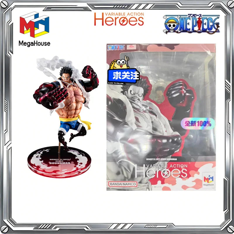 MegaHouse Original Variable Action Heroes One Piece Anime Luffy Shanks Boa Hancock Zoro Robin Action Figure Toys Gifts Model