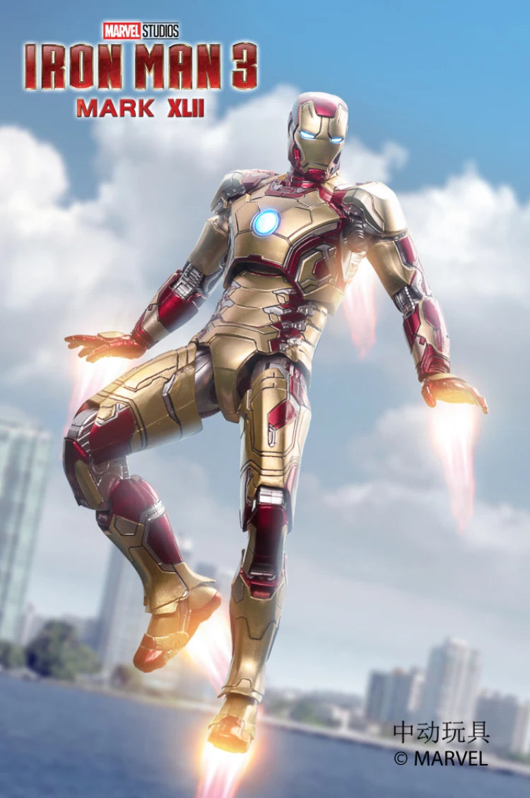 1/10 Original ZD Toys Iron Man MK2 War Machine2.0 MK16 MK11 MK24 MK35 MK47 Tony Stark Collection Model Action Figure Kids Toys