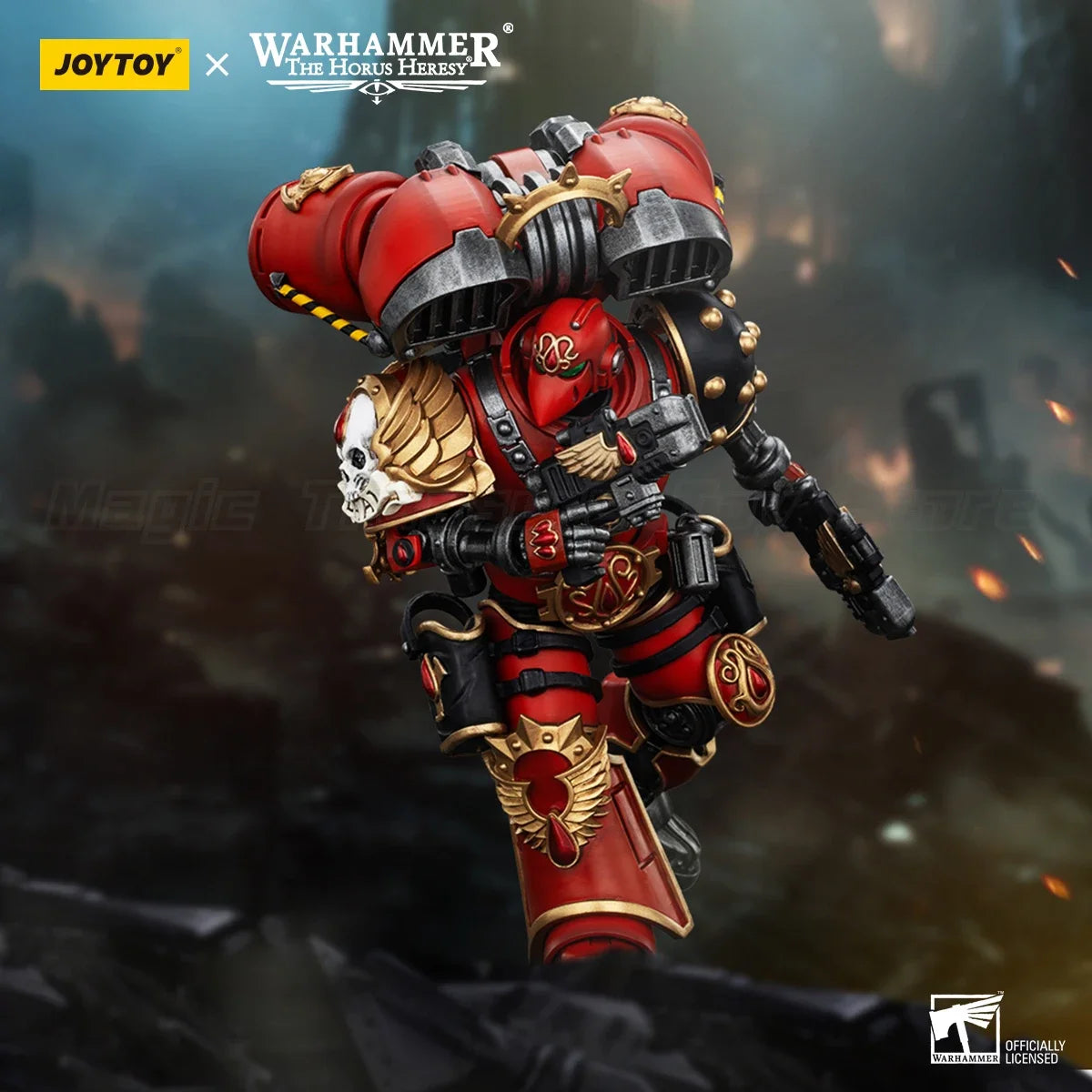 【MT】JOYTOY 1/18 Action Figure Warhammer 40K The Horus Heresy Blood Angels Dominion Zephon Model Toy Gifts
