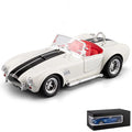 1:24 Ford Shelby Cobra 427 Roadster 1965 S/C Classic vintage car Alloy Metal Diecast Model Car Sound & Light Pull Back Child Toy