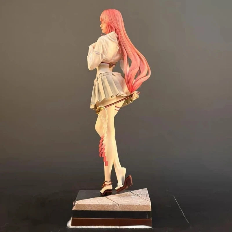 Yae Miko Anime Figure Swimsuit Statue Boxed Shockproof Desktop Decor Collection Doll Toy Premium Gift For Anime Game Fans
