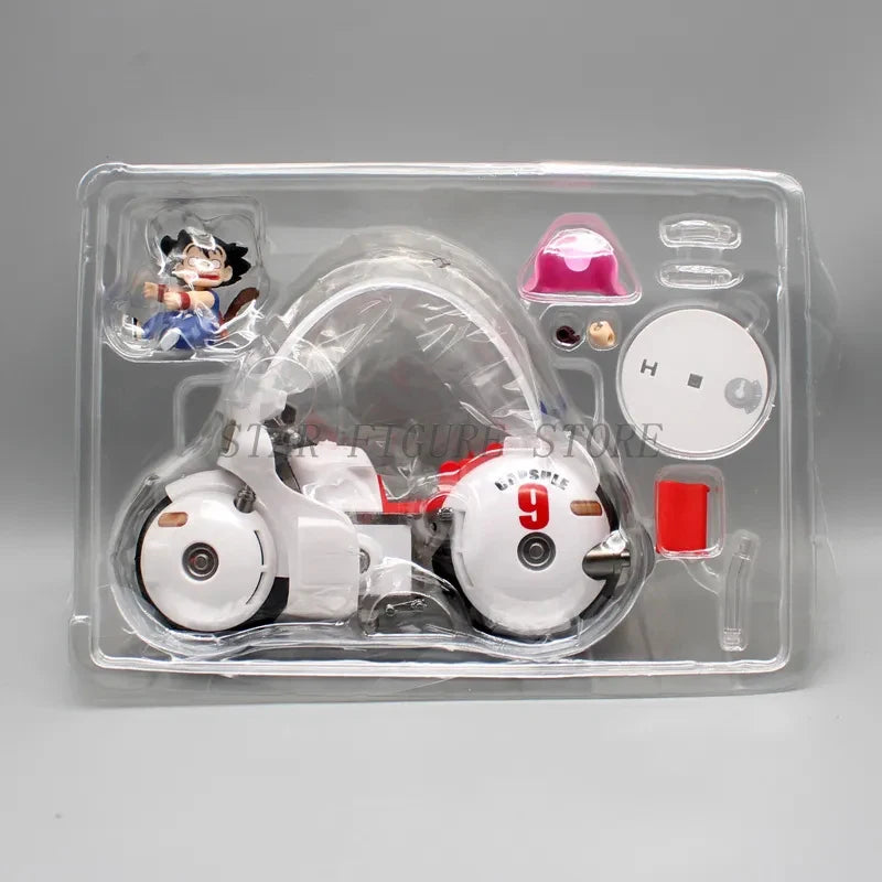 SHF Dragon Ball Adventure Action Figure Bulma's Motorcycle Hoipoi Capsule No. 9 Figurine Childhood Goku Bulma Model Toys Gifts
