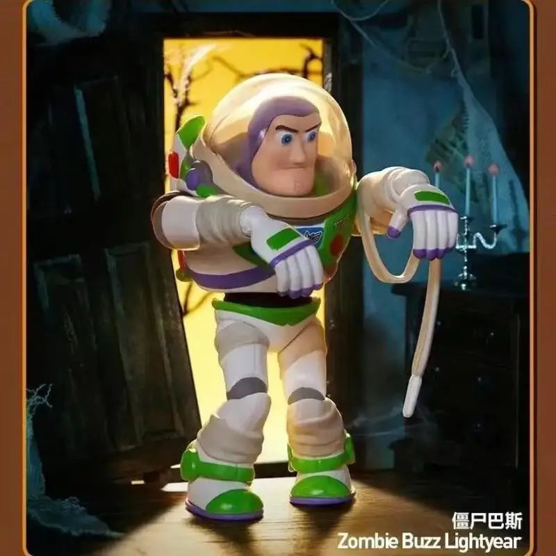 Disney No Box Toy Story Static Doll Model Buzz Lightyear Alien Horror Night Series Figurines Desktop Ornaments Halloween Gifts