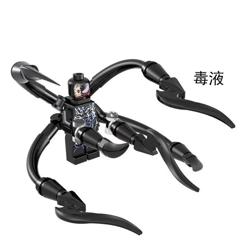Hot 5cm Marvel Spider-Man Venom Green Goblin Building Block Figures Assembleable Figure Desktop Ornament Decorations Best Gifts