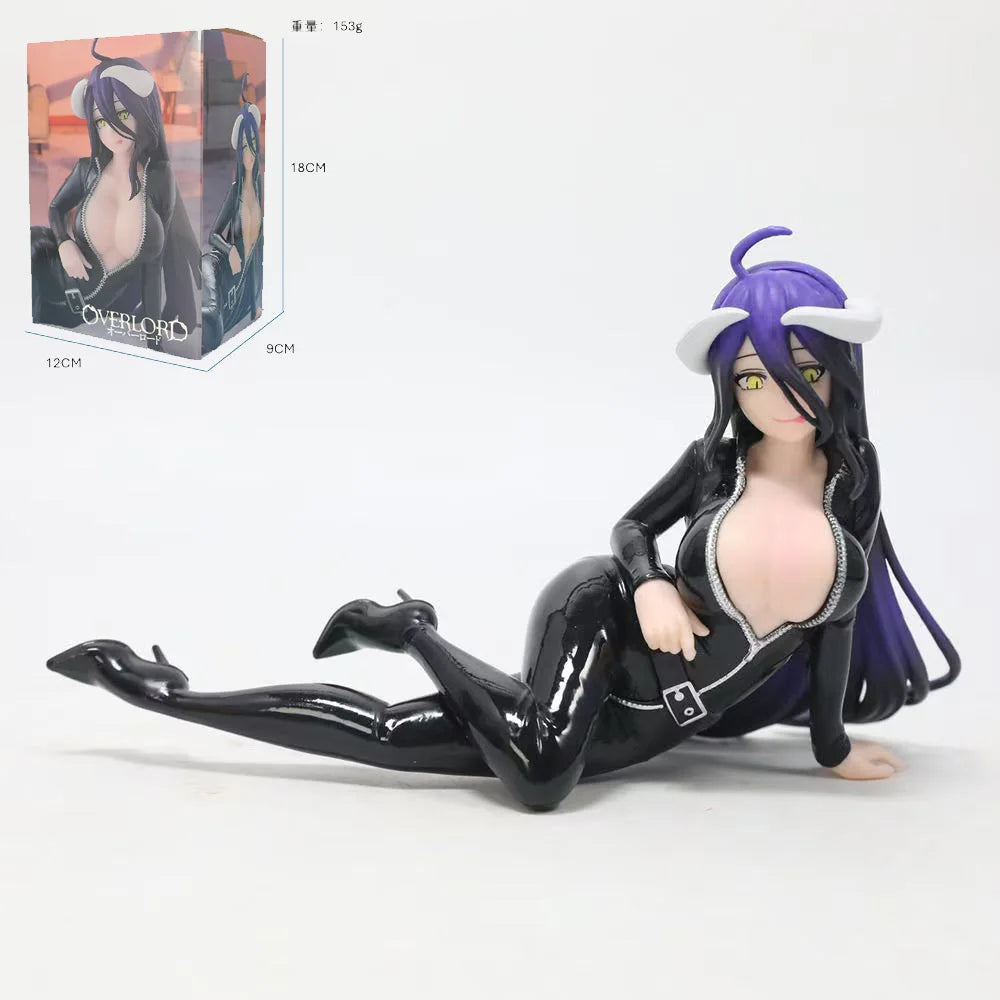 Anime Figure Overlord Albedo If Relax Time Action Figure Collector Doll Model Desktop Decoration Cute Toys Custom Gifts