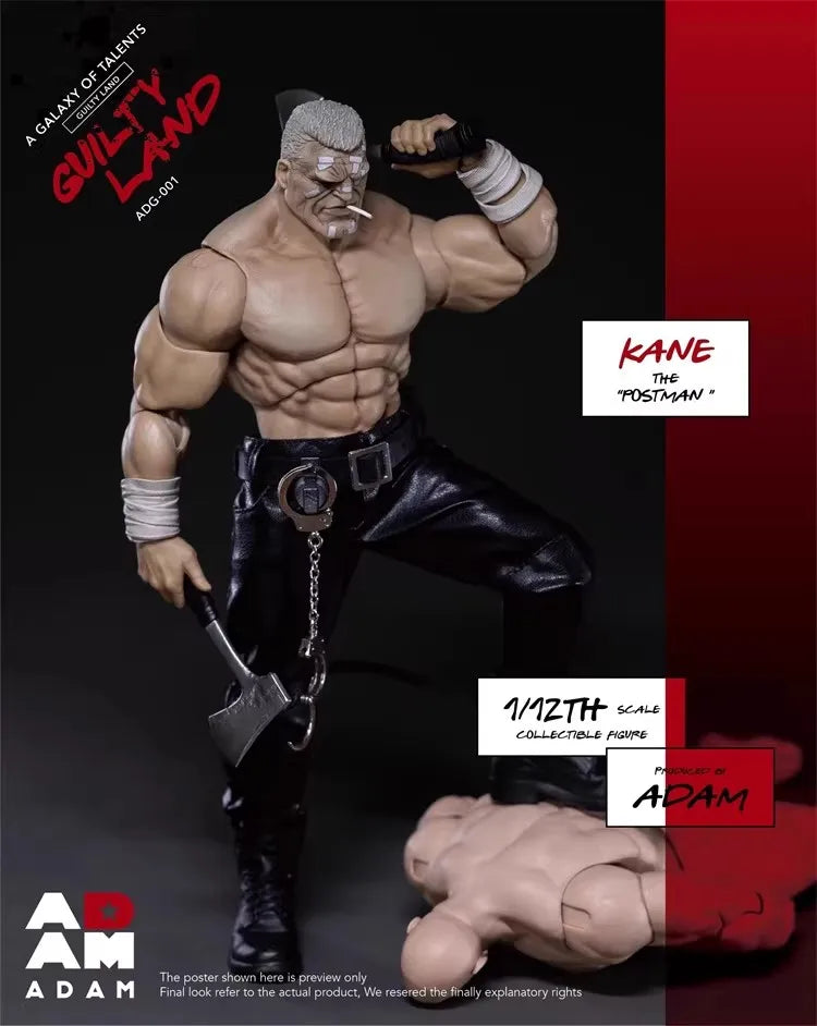 MUFF ADAM ADG-001 1/12 Soldier Postman Kane Full Set 6'' Action Figure Model Toy In Stock