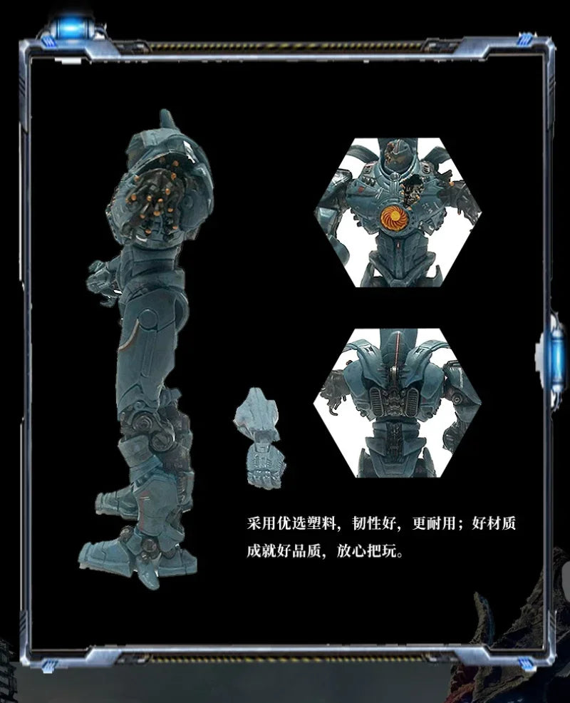 New War damaged version Gipsy Danger mecha Joint mobility Action Figures PVC Model Statue Toys doll Gifts