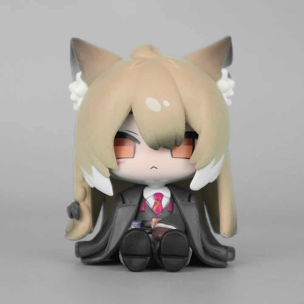 Arknights Chibi Version Super Deformed Sitting Pose PVC Anime Figure Statue Desktop Decoration Gift Collection