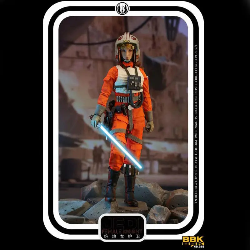 In stock BBK 1/6 Star Wars Jedi female guard jedi female knight BBK019 Moving figure model