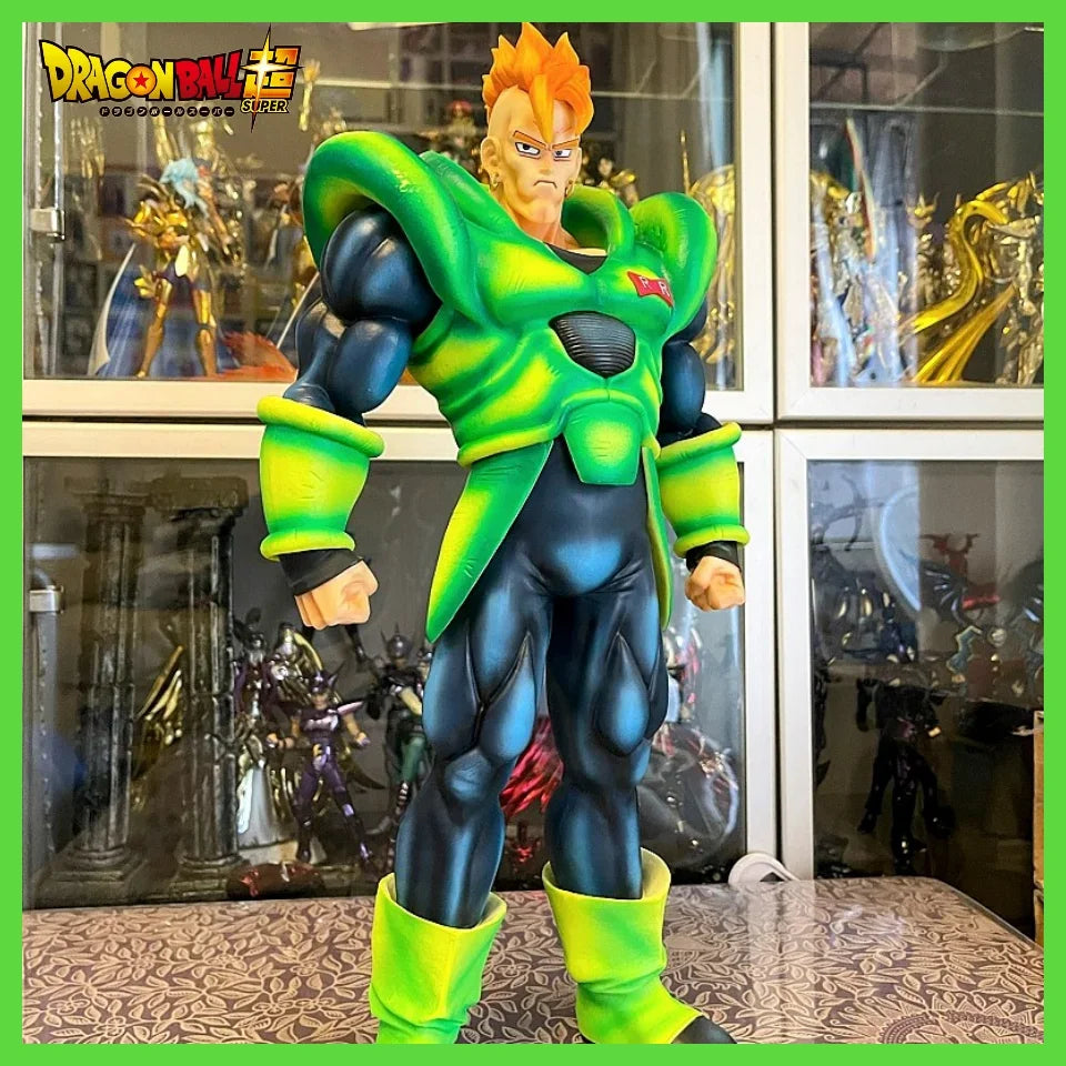 41CM Big Dragon Ball Z Android 16 GK Anime Figure Pvc Action Doll Statue Collection Model Ornament Children Toys Birthday Gift