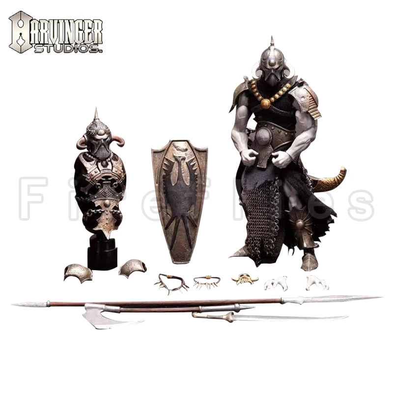 [Pre-Order]1/12 7inches Harvinger Studios Savage Crucible Action Figure Death Dealer Anime Model Gift