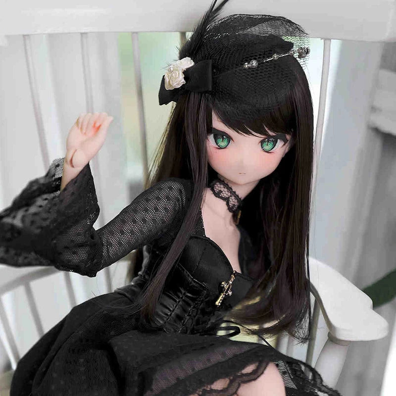 BJD Doll Body 1/4 BINJIE Body Girl Resin Figures Toy Girl Doll Hobbies Action Figure Valentine Gift for Girl OUENEIFS