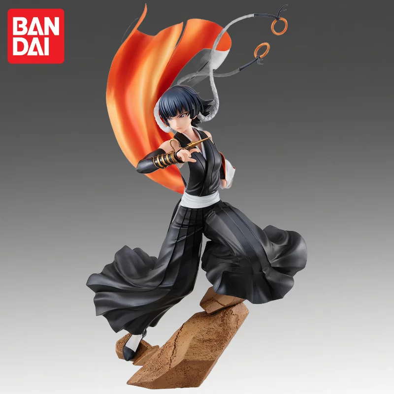 In Stock Bandai Original Megahouse Bleach Soi Fon Action Figure Model Doll Brand New Boxed Anime Characters Toys Model Garage