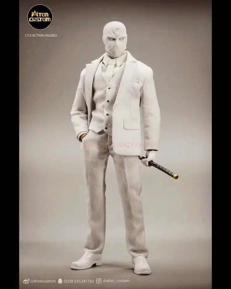 In Stock Aton Custom Moonlight Knight Mr. Night Mr. Knight 1/12 Mobile Doll Battle Damage No Hat Character Model Toy Gift Series