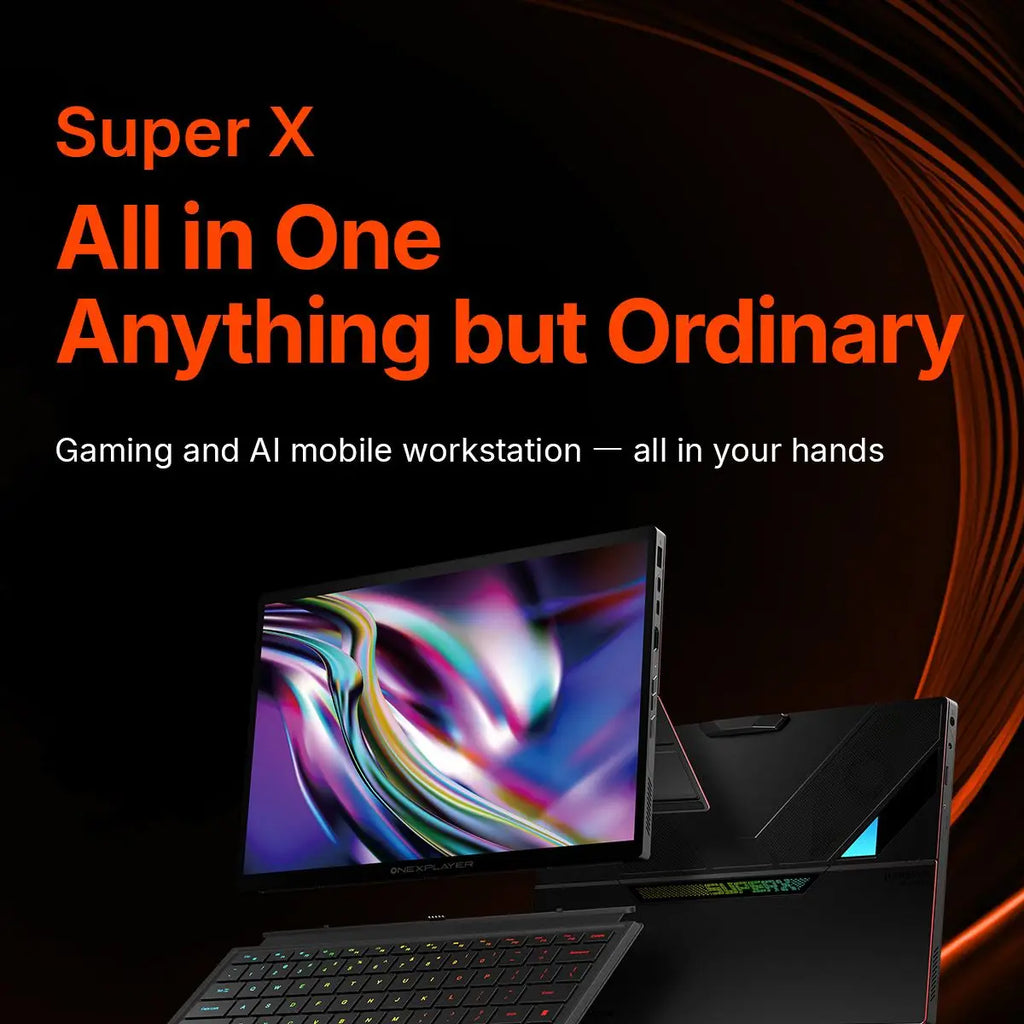 New AMD Ryzen AI Max+395 One XPlayer Super X 14-Inch 2.8K AMOLED 60/120HZ display Gaming tablet-laptop hybrid Fingerprint unlock