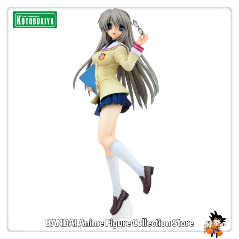 In Stock Original KOTOBUKIYA 4-Leaves CLANNAD Sakagami Tomoyo Uniform Ver. Toys Gifts Decoration Collection Models Figures