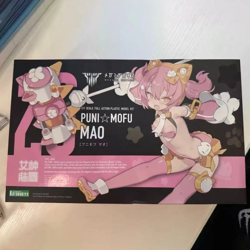 In Stock KOTOBUKIYA Original Box PUNI MOFU MAO TU LANG XIAO spam post Action Figure Model Toy Gift for Kids Foam Box Packaging
