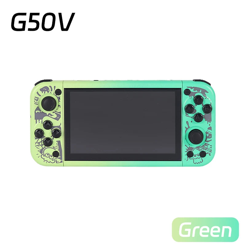 G50V PSP 5-inch 64GB 2500mAh portable handheld game console arcade suitable for PSP/PS1 retro TV game controller boys' gift