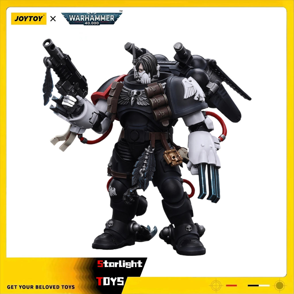 【Pre-sale】JOYTOY Warhammer 40K Raven Guard Chapter Master Kayvaan Shrike 1/18 Anime Figure