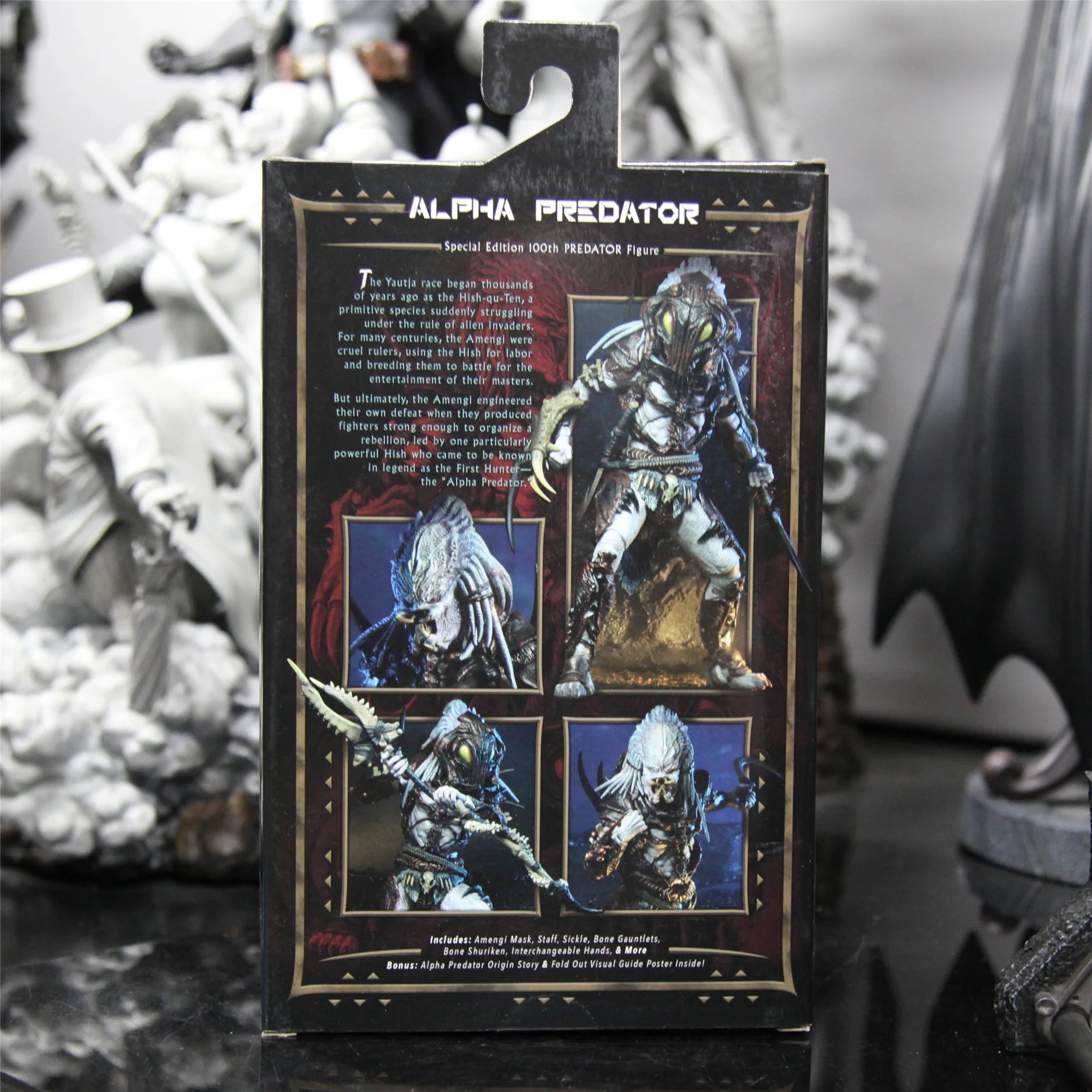 Neca Genuine Alpha Iron Blood Warrior Brand New Undismantled Mobile Doll Collect Figurines Desktop Decoration