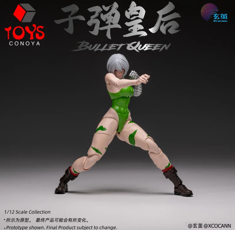 【2026 Q4】XCocann CFC02 1/12 Scale Bullet Queen Super Flexible Action Figure 6" Female Soldier Action Figure Model Collectible