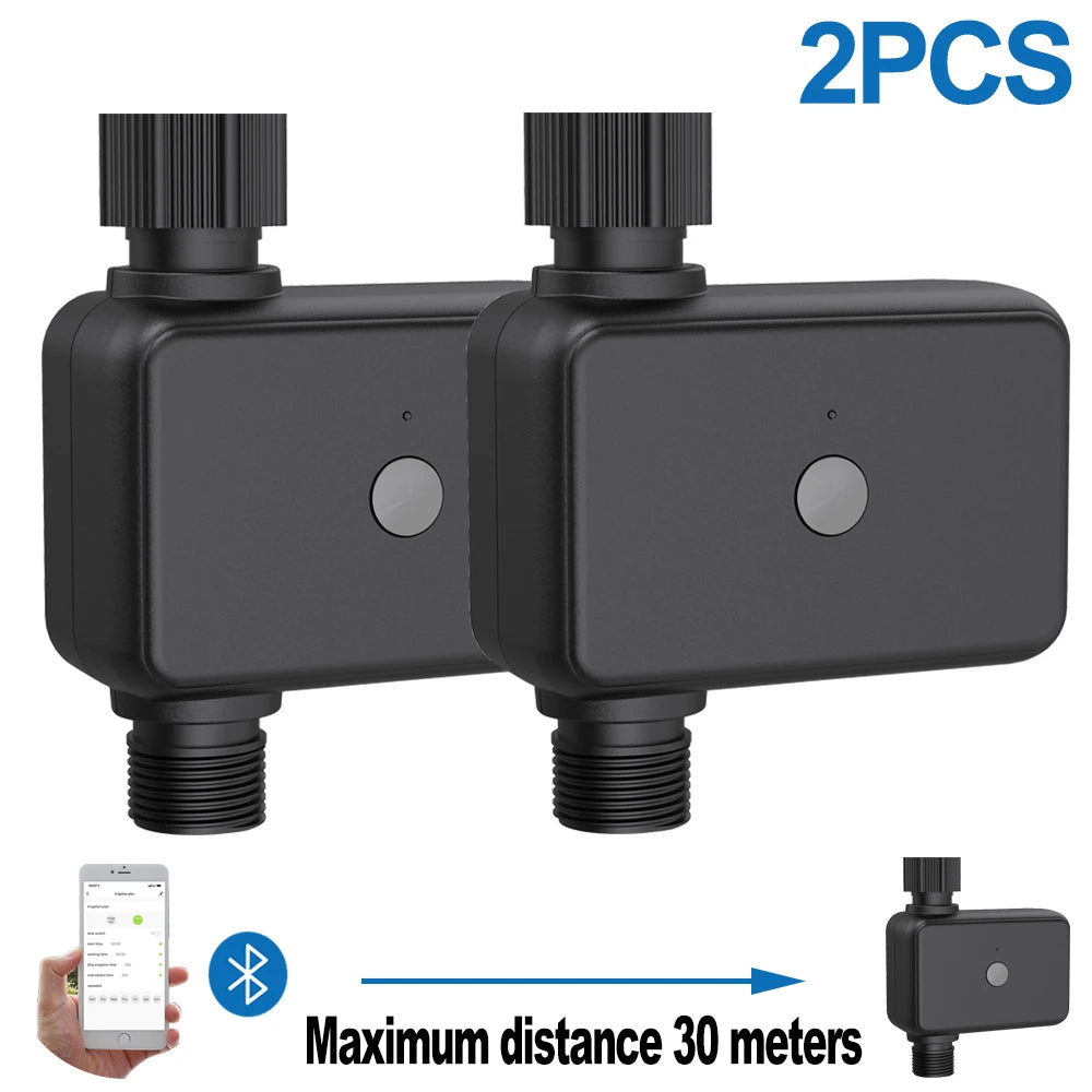 Smart Watering Timer IP55 Bluetooth WIFI Garden Automatic Irrigation System Drip Sprinkler Controller Valve Smart Life Tuya