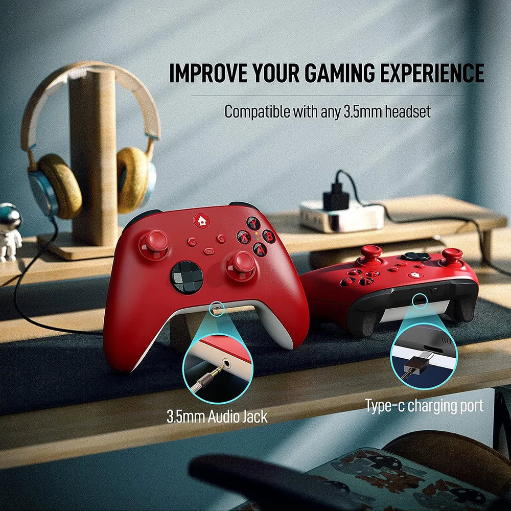 2.4G Wireless Game Controller For Xbox one Series X/S Console Joysticks With 2.4G Adapter Receiver For Windows PC Gamepad