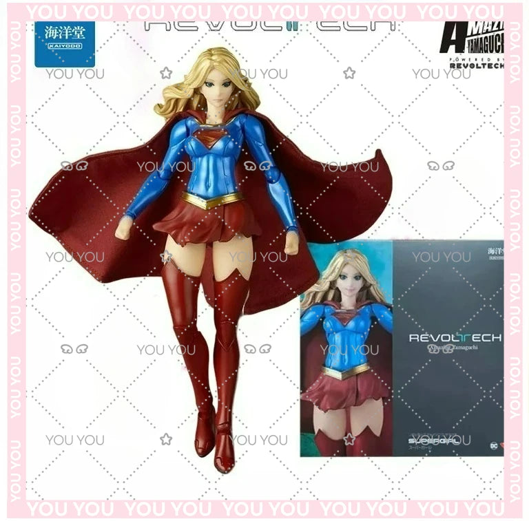 KAIYODO Original Amazing Yamaguchi Style Series Number 027 DC Superman/Black Panther/Wolverine/Supergirl Toy Movable Collection