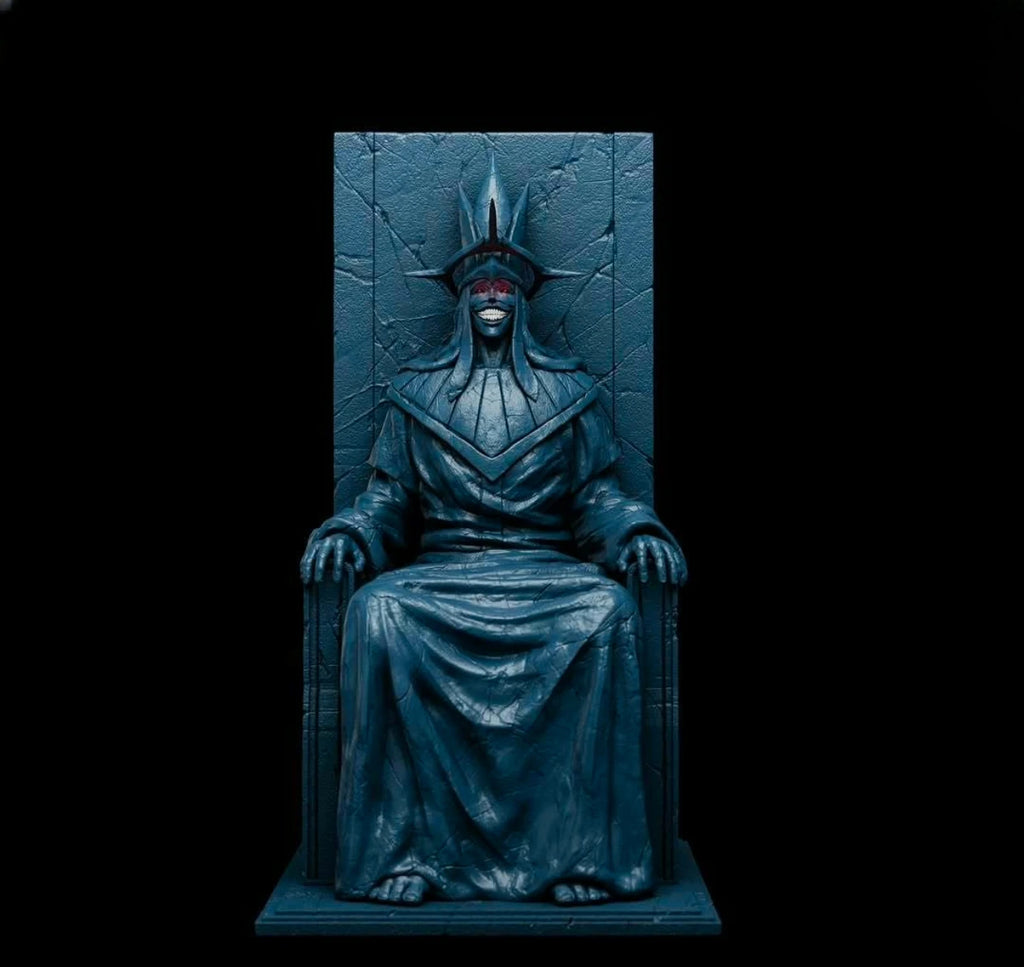 Solo Leveling: Giant God Statue Throne Sculpture Customizable Height Collectible Resin Model