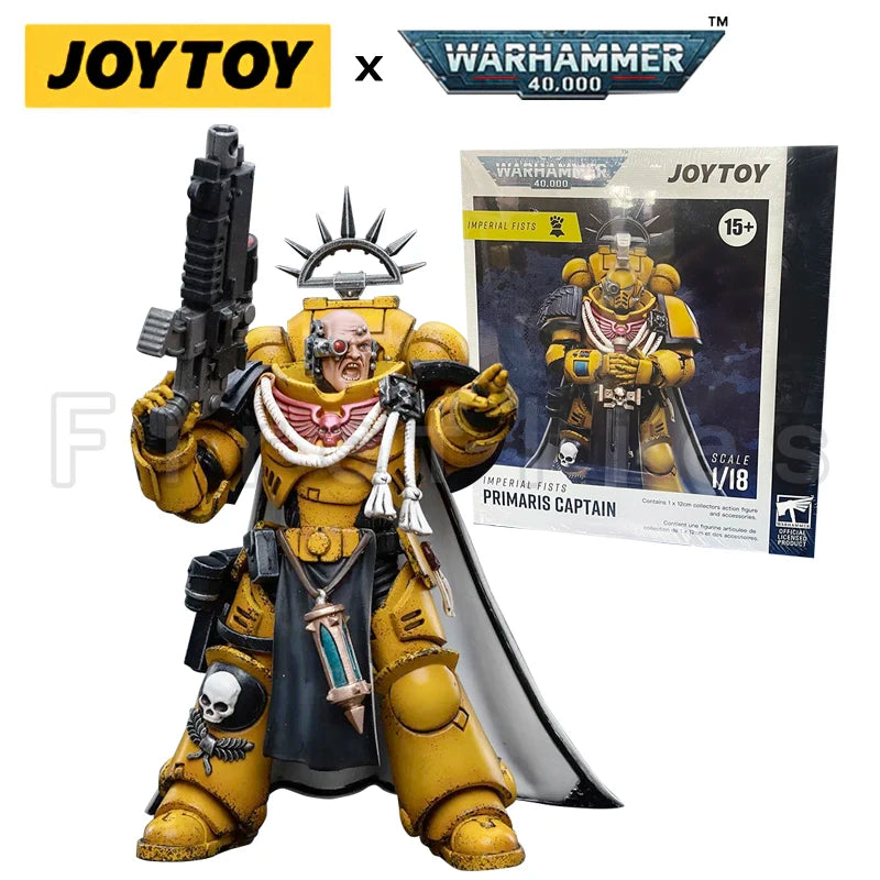 1/18 JOYTOY Action Figure (4PCS/SET) 40K Fists Heavy Intercessors Set Anime Model Toy