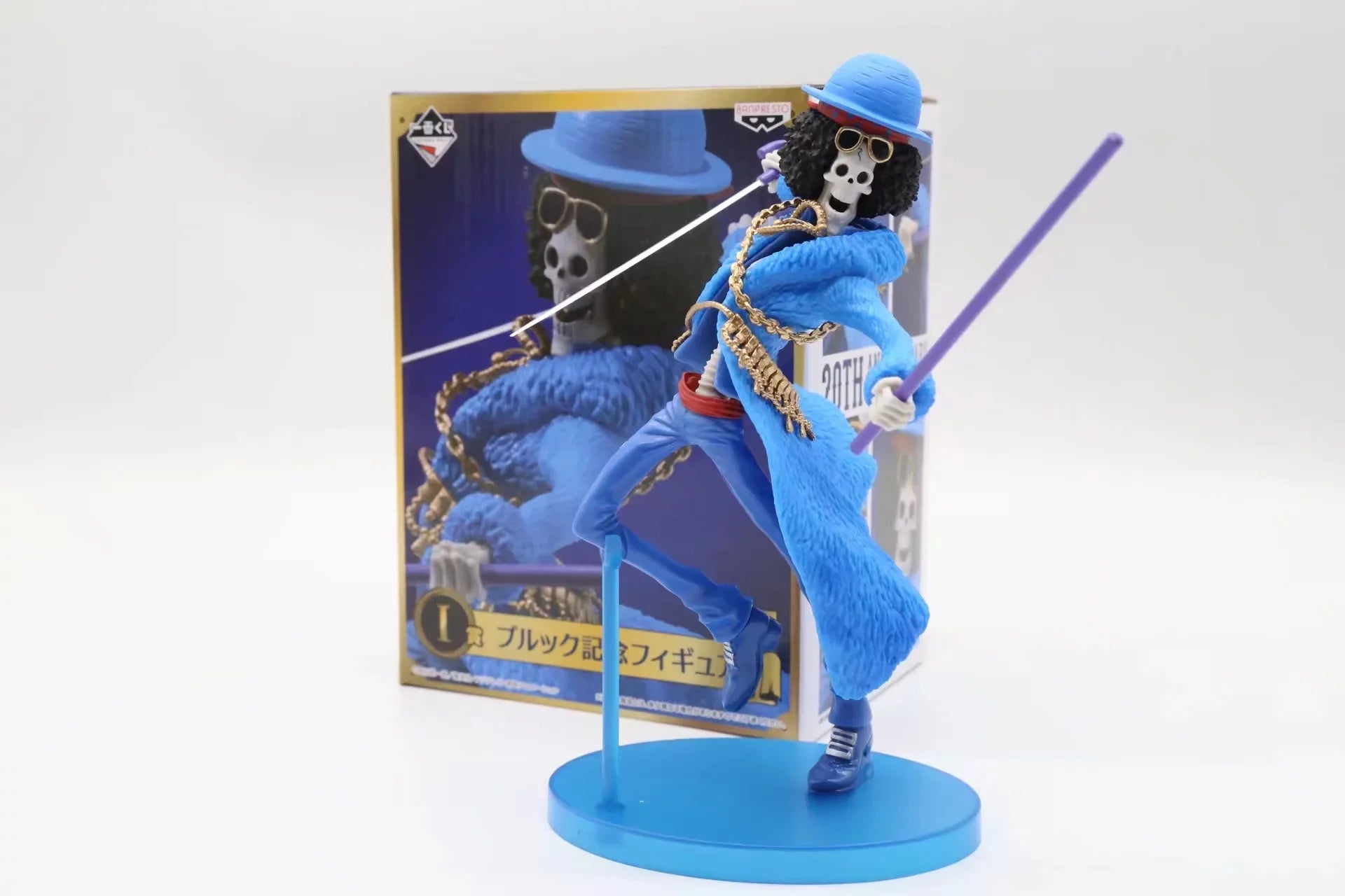 One Piece Фигура Аниме 20-та годишнина Синя Версия. Луфи Зоро Чопър Санджи Робин Франки Усоп Нами Брук Екшън Фигура Модел Играчка