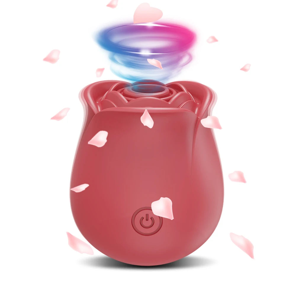 Rose-Sucking Vibrator Nippel Klitoris Stimulator Zunge Lecken Vibration Masturbation Werkzeuge Frauen Sex Spielzeug Für Erwachsene Vibrator 18