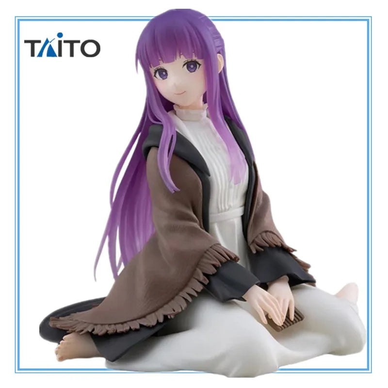 Auf Lager Original TAITO Frieren: Beyond Journey's End Fern PVC 13cm Desktop Niedliche Anime-Charakterpuppe Modelle Sammlerstück Geschenk