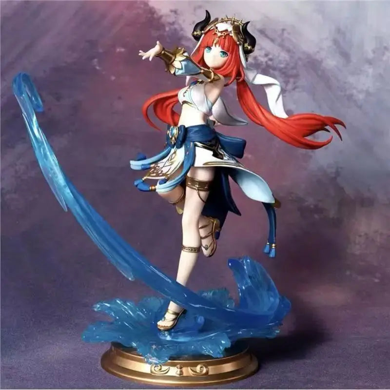 Genshin Impact Nilou Floral Dancer Action Figure PVC Model Statue Elegant Pose Game Collectible Desktop Decoration Toy Boys Gift